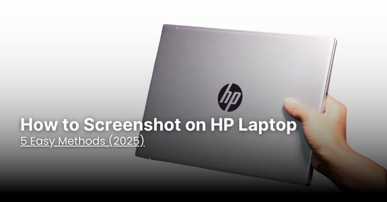 5 Ways to Screenshot on an HP Laptop For Windows 10/11