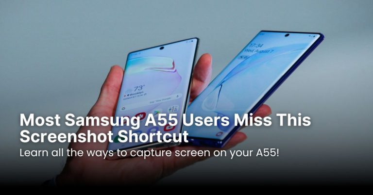 Most Samsung A55 Users Miss This Screenshot Shortcut