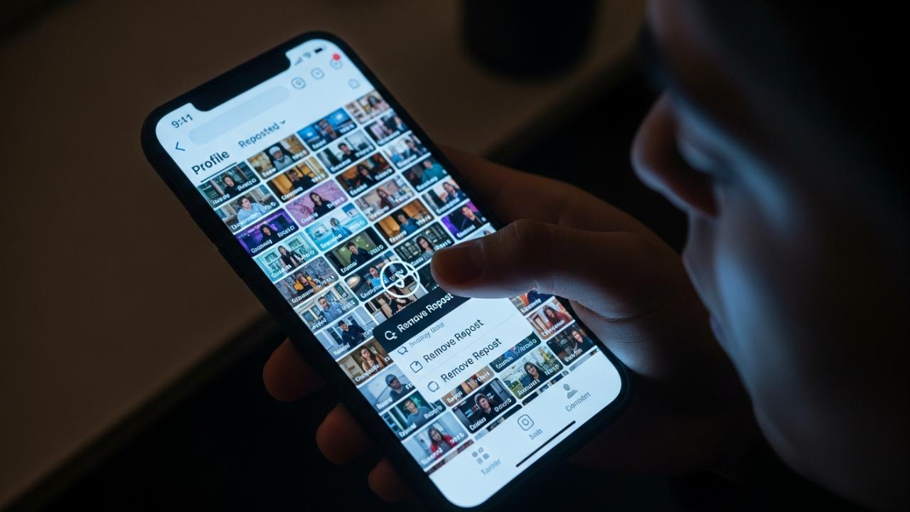 My Profile Is Clear! Learn The Secret Trick To Scrubbing Your Entire TikTok Repost History