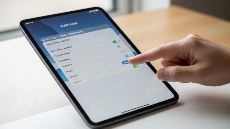 Don’t Let Your iPad’s Story Fade! Learn How to Keep Its Screen Active, Like a Rushing River.