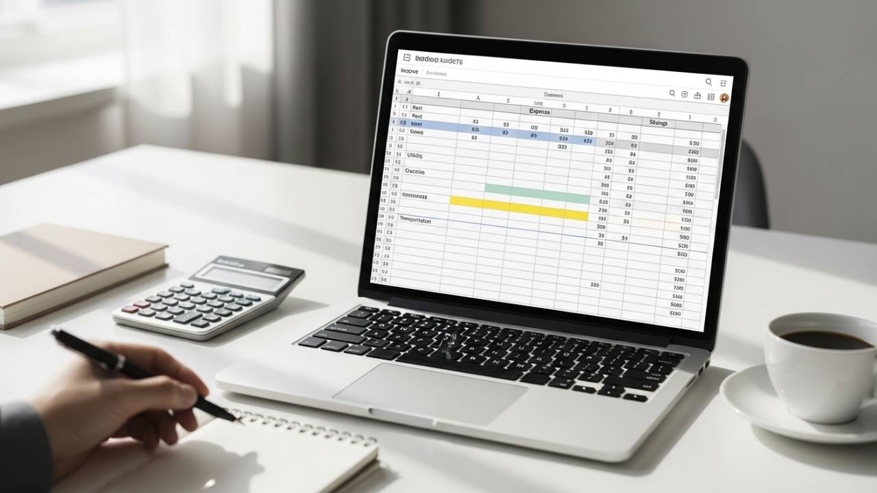 Free Simple Budget Template Excel for Monthly Expense Tracking