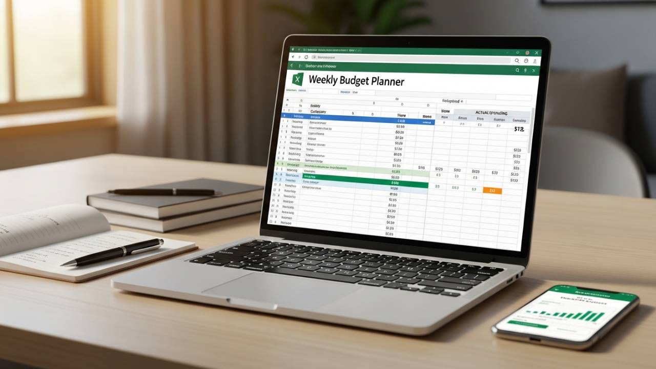 Free Weekly Budget Planner Excel Template for Better Spending